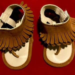 Lucky brand baby moccasins never worn